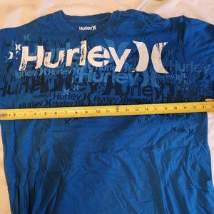 Hurley logo blue t-shirt XL - tall